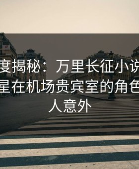黑料深度揭秘：万里长征小说风波背后，明星在机场贵宾室的角色罕见令人意外