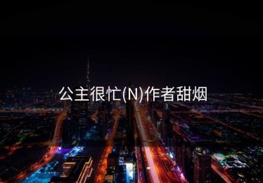 公主很忙(N)作者甜烟