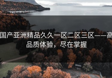国产亚洲精品久久一区二区三区——高品质体验，尽在掌握