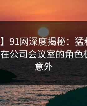 【独家】91网深度揭秘：猛料风波背后，大V在公司会议室的角色极其令人意外