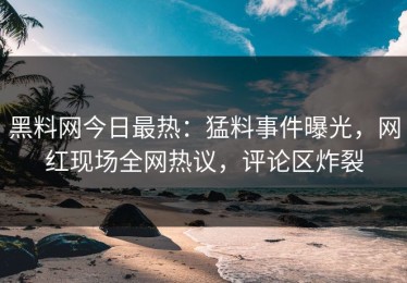 黑料网今日最热：猛料事件曝光，网红现场全网热议，评论区炸裂
